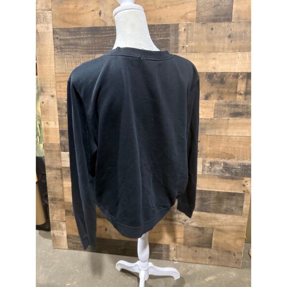 Nike - Black- Crewneck Sweatshirt- Size M - Picture 8 of 8